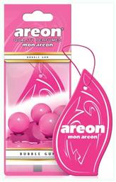 Αρωματική Καρτέλα Κρεμαστή Αυτοκινήτου Mon Bubble Gum Areon