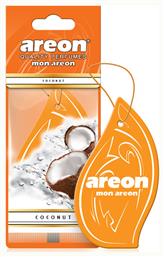 Αρωματική Καρτέλα Κρεμαστή Αυτοκινήτου Mon Coconut Areon