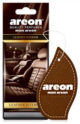 Αρωματική Καρτέλα Κρεμαστή Αυτοκινήτου Mon Leather Interior Areon