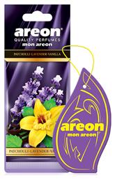 Αρωματική Καρτέλα Κρεμαστή Αυτοκινήτου Mon Patchouli Lavender Vanilla Areon