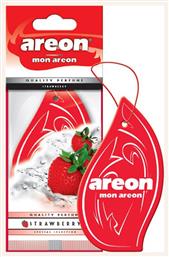 Αρωματική Καρτέλα Κρεμαστή Αυτοκινήτου Mon Strawberry Areon