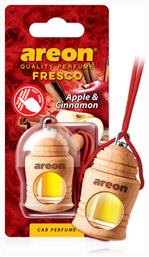 Κρεμαστό Αρωματικό Υγρό Αυτοκινήτου Fresco Apple & Cinnamon 4ml Areon