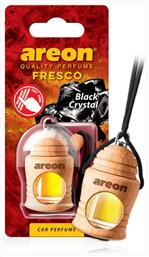 Κρεμαστό Αρωματικό Υγρό Αυτοκινήτου Fresco Black Crystal 4ml Areon
