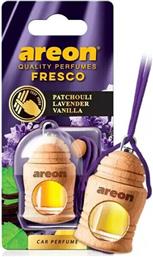 Κρεμαστό Αρωματικό Υγρό Αυτοκινήτου Fresco Patchouli Lavender Vanilla 4ml Areon