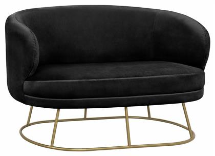 Arien Διθέσιος 125x80x84εκ. Μαύρος - HomeMarkt