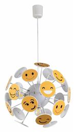 Emoji Πολύφωτο Παιδικό Φωτιστικό Κρεμαστό από Πλαστικό 40W με Υποδοχή E14 σε Κίτρινο Χρώμα 35cm ARlight
