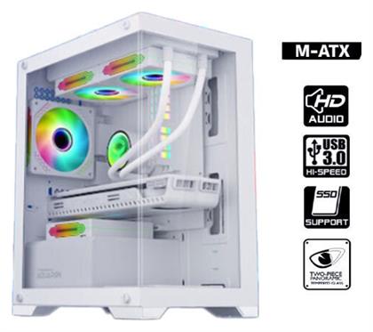 Aquaron Gaming Midi Tower με Πλαϊνό Παράθυρο Armaggeddon