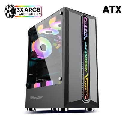 Tritron Pro 300 Gaming Midi Tower με Πλαϊνό Παράθυρο Armaggeddon
