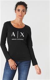 Armani Exchange Μακρυμάνικη Χειμερινή Γυναικεία Μπλούζα από το Spartoo