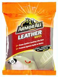 Μαντηλάκια Καθαρισμού για Δερμάτινα Μέρη Leather Wipes Armor All