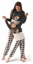 Παιδική Πιτζάμα Χειμωνιάτικη Fleece Γκρι Arnetta