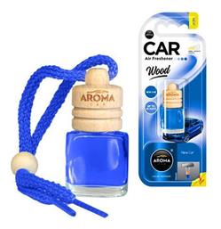 Κρεμαστό Αρωματικό Υγρό Αυτοκινήτου Wood New Car 6ml Aroma Car