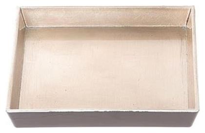 Ξύλινος Ορθογώνιος Δίσκος Σερβιρίσματος σε Γκρι Χρώμα 15x15cm Arte Regal