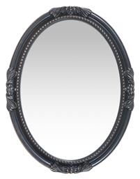 Καθρέπτης Τοίχου Οβάλ με Μαύρο Πλαστικό Πλαίσιο 84.4x65.1cm ArteLibre