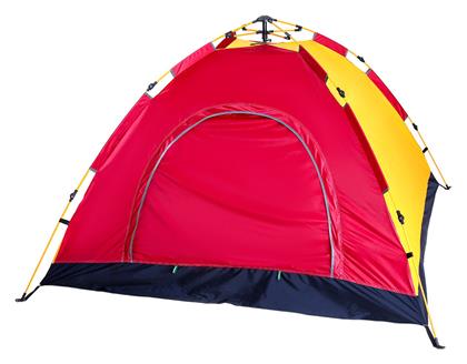 Solta Αυτόματη Σκηνή Camping Igloo Κόκκινη για 4 Άτομα 200x200x135εκ. ArteLibre