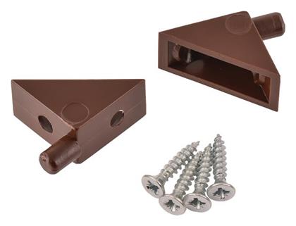 Στήριγμα Ραφιού από Πλαστικό Καφέ 5x5mm 04012680 ArteLibre