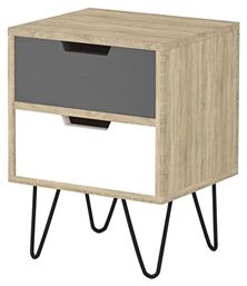 Artic Ξύλινο Sonoma / Γκρι / Λευκό 45x39x59.5cm 09-0999 - Liberta