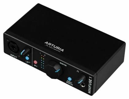 Εξωτερική Επαγγελματική Κάρτα Ήχου Minifuse 1 Συνδεσιμότητα USB Black Arturia