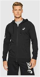 ASICS Ανδρικό Φούτερ με Κουκούλα και Τσέπες Fleece Μαύρο - Asics