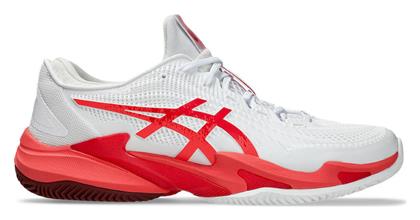ASICS Court FF 3 Novak Ανδρικά Παπούτσια Τένις για Χωμάτινα Γήπεδα Λευκά - Asics