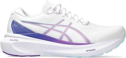 ASICS Gel-Kayano 30 Γυναικεία Αθλητικά Παπούτσια Running Λευκά
