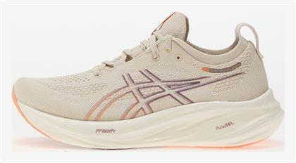 ASICS Gel-Nimbus 26 Γυναικεία Running Oatmeal / Faded Orange - Asics