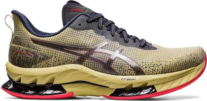 ASICS Kinsei Blast LE 2 Ανδρικά Αθλητικά Παπούτσια Running Olive Oil / Electric Red