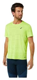ASICS Ventilate Actibreeze Ανδρικό T-shirt Πράσινο Μονόχρωμο - Asics