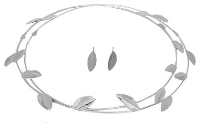 Ασημένια Στέφανα Γάμου - Kosmima24