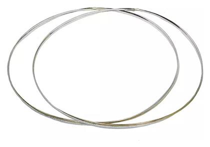 Ασημένια Στέφανα Γάμου Δίχρωμα - Kosmima24