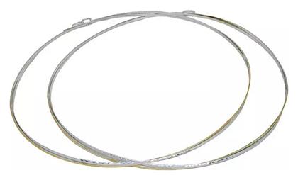 Ασημένια Στέφανα Γάμου Δίχρωμα - Kosmima24