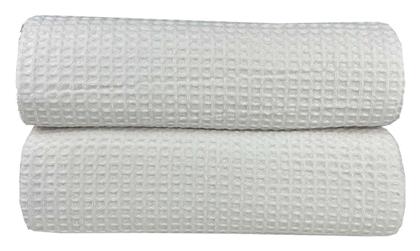 Κουβέρτα Ξενοδοχείου Υπέρδιπλη Πικέ 230x245cm Waffle Astron Italy
