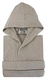 Παιδικό Μπουρνούζι Beige. με Κουκούλα Astron Italy