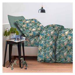 Σετ Σεντόνια Μονά με Λάστιχο Βαμβακερά Πράσινο 105x200cm 2τμχ Astron Italy