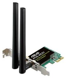 PCE-AC51 Ασύρματη Κάρτα Δικτύου Wi‑Fi 5 (750Mbps) PCI-e Asus