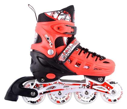002.10305 Inline Αυξομειούμενα Rollers Κόκκινα Παιδικά Αθλοπαιδιά