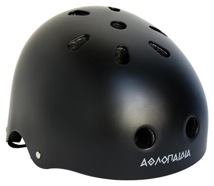 003.10015 Κράνος Ποδηλάτου Μαύρο Αθλοπαιδιά