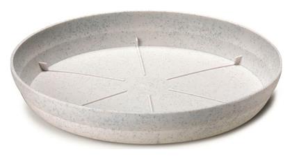 242 Στρογγυλό Πιάτο Γλάστρας σε Γκρι Χρώμα 23x23cm Atmosphera