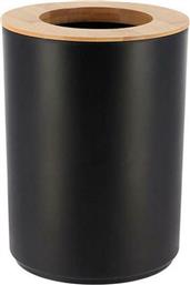 Πλαστικό Καλάθι Αχρήστων Bamboo 5lt Μαύρο Atmosphera