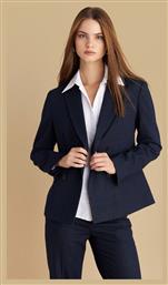 attrattivo Γυναικείο Σταυρωτό Σακάκι Μπλε - Attrattivo