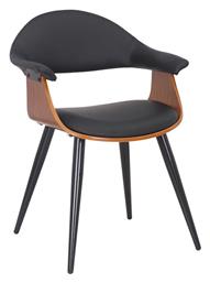 Austen Πολυθρόνα Τραπεζαρίας Ξύλινη Μαύρη 56x52x81εκ. Pakketo