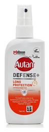 Defense+ Εντομοαπωθητική Λοσιόν σε Spray Long Protection Κατάλληλη για Παιδιά 100ml Autan