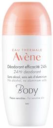 Body Αποσμητικό 24h σε Roll-On Χωρίς Αλουμίνιο 50ml Avene