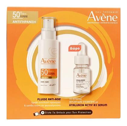Eau Thermale - PROMO ANTI-AGE SPF 50+ & HYALURON SERUM Σετ Περιποίησης για Αντιγήρανση Avene
