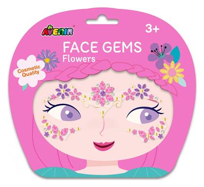 Face Gems Flowers Avenir