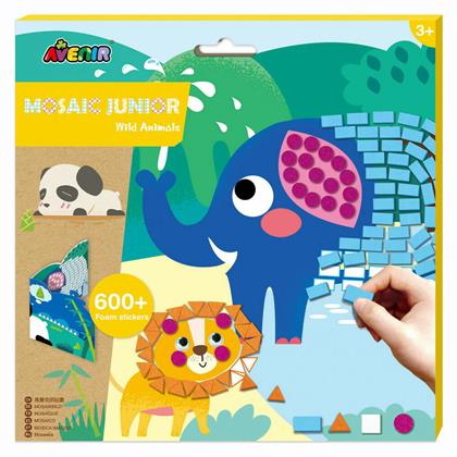 Μωσαϊκό Mosaic Junior Wild Animals για Παιδιά 3+ Ετών Avenir