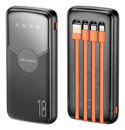 P67K 4in1 10000mAh Μαύρο Awei
