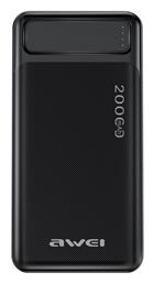 P6K 20000mAh Μαύρο Awei