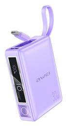 P87K 10000mAh 30W Μωβ Awei