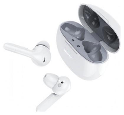 T15 Earbud Bluetooth Handsfree Ακουστικά με Θήκη Φόρτισης Λευκά Awei